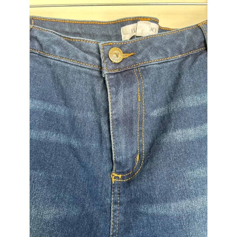 Ellen Tracy Plus size 22W Jocelyn  Dark Wash denim  Jeans - Picture 3 of 10